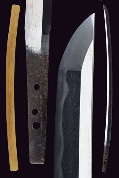 Ietsugu, Wakizashi in shirasaya, lama shinogi zukuri