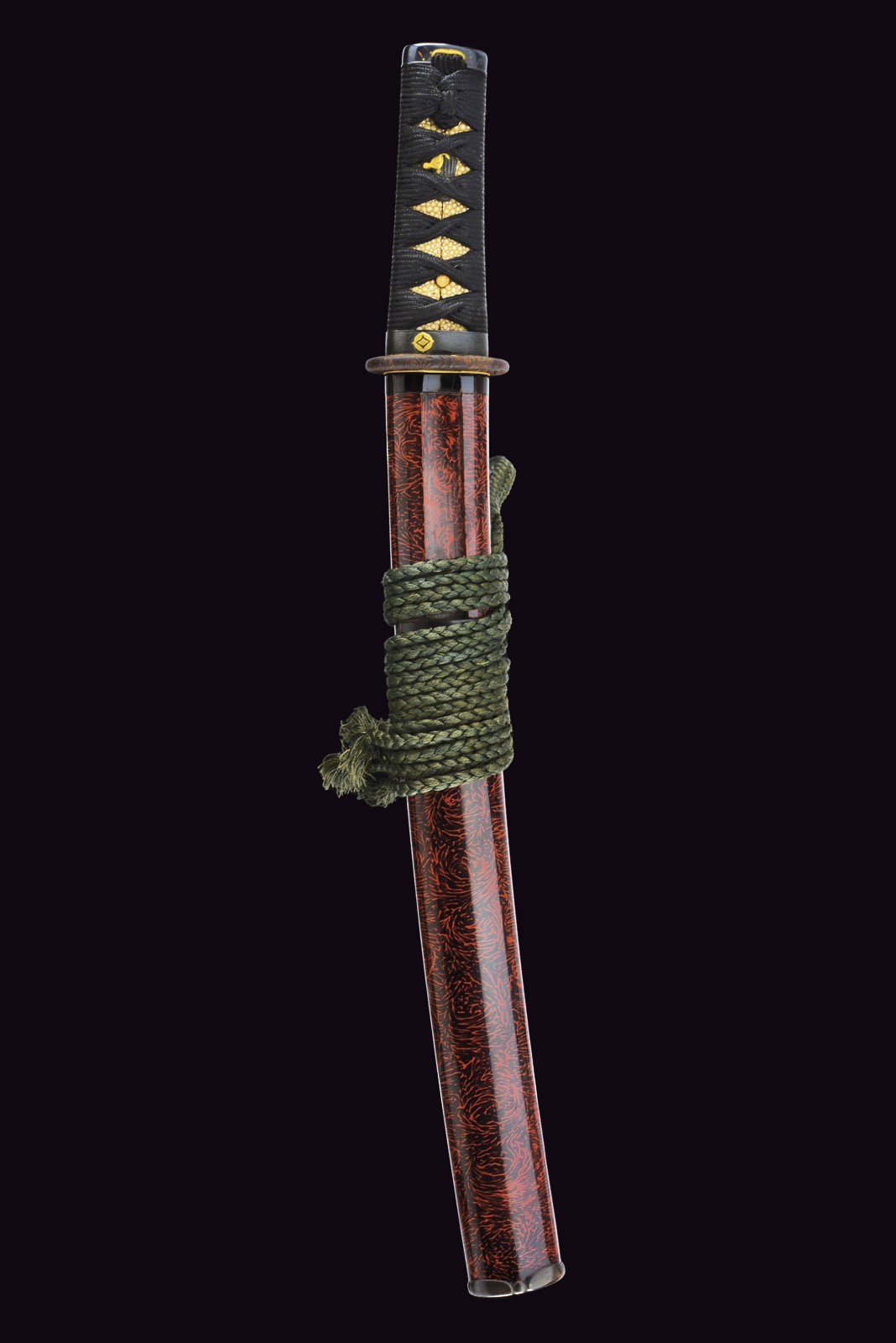 Tanto in Koshirae, Lama Hira-zukuri, Iori-mune, Periodo Edo, Giappone