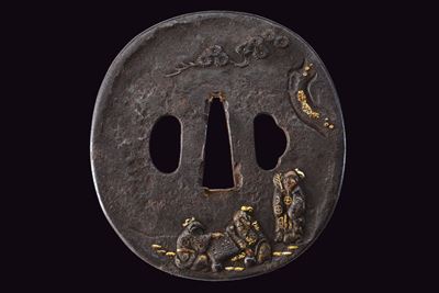 Tsuba, ferro, tecnica giapponese, Periodo Edo