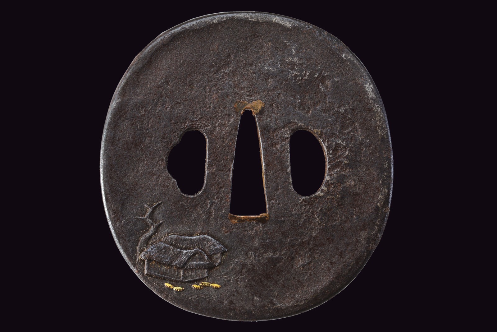 Tsuba, ferro, tecnica giapponese, Periodo Edo
