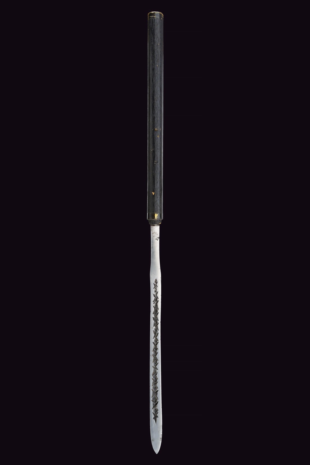 Punta di yari giapponese, Periodo Edo, lunghezza 81.5 cm