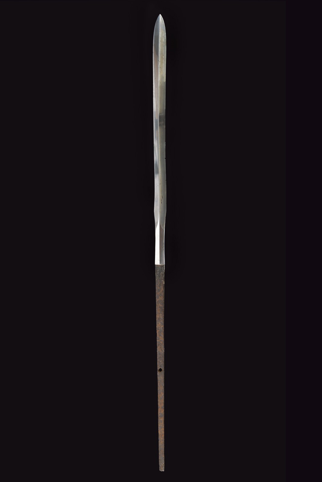 Punta di yari giapponese, Periodo Edo, lunghezza 81.5 cm
