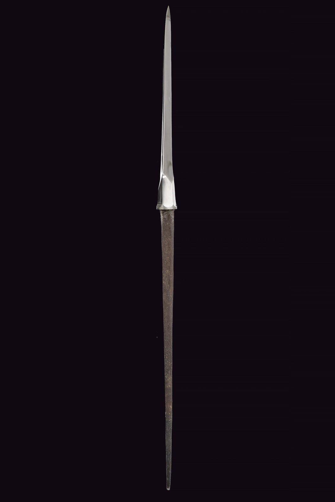 Punta di yari in shirasaya, Giappone, Periodo Edo, 68.2 cm