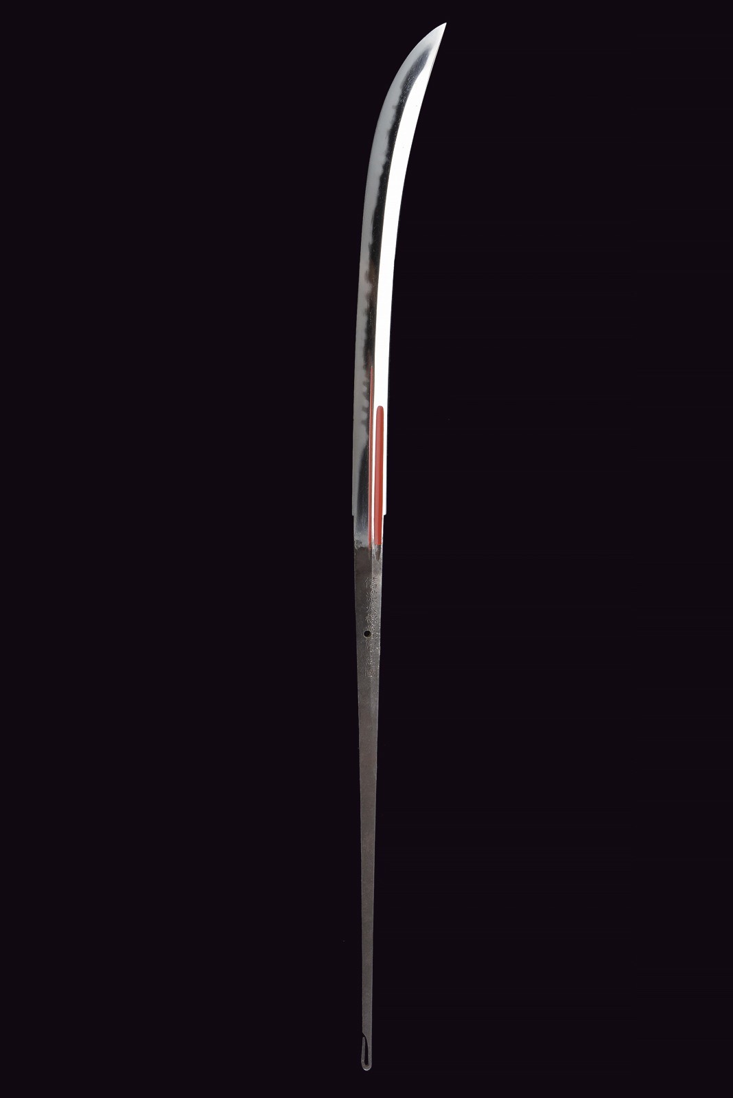 Shinano Daijo Fujiwara Tadakuni, Naginata in shirasaya con hamon midare gunome e hada Itame masam...