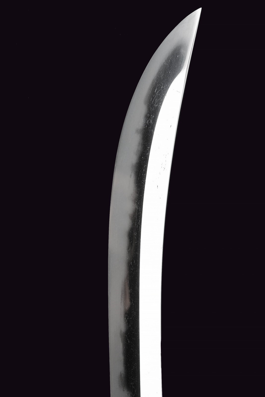 Shinano Daijo Fujiwara Tadakuni, Naginata in shirasaya con hamon midare gunome e hada Itame masam...