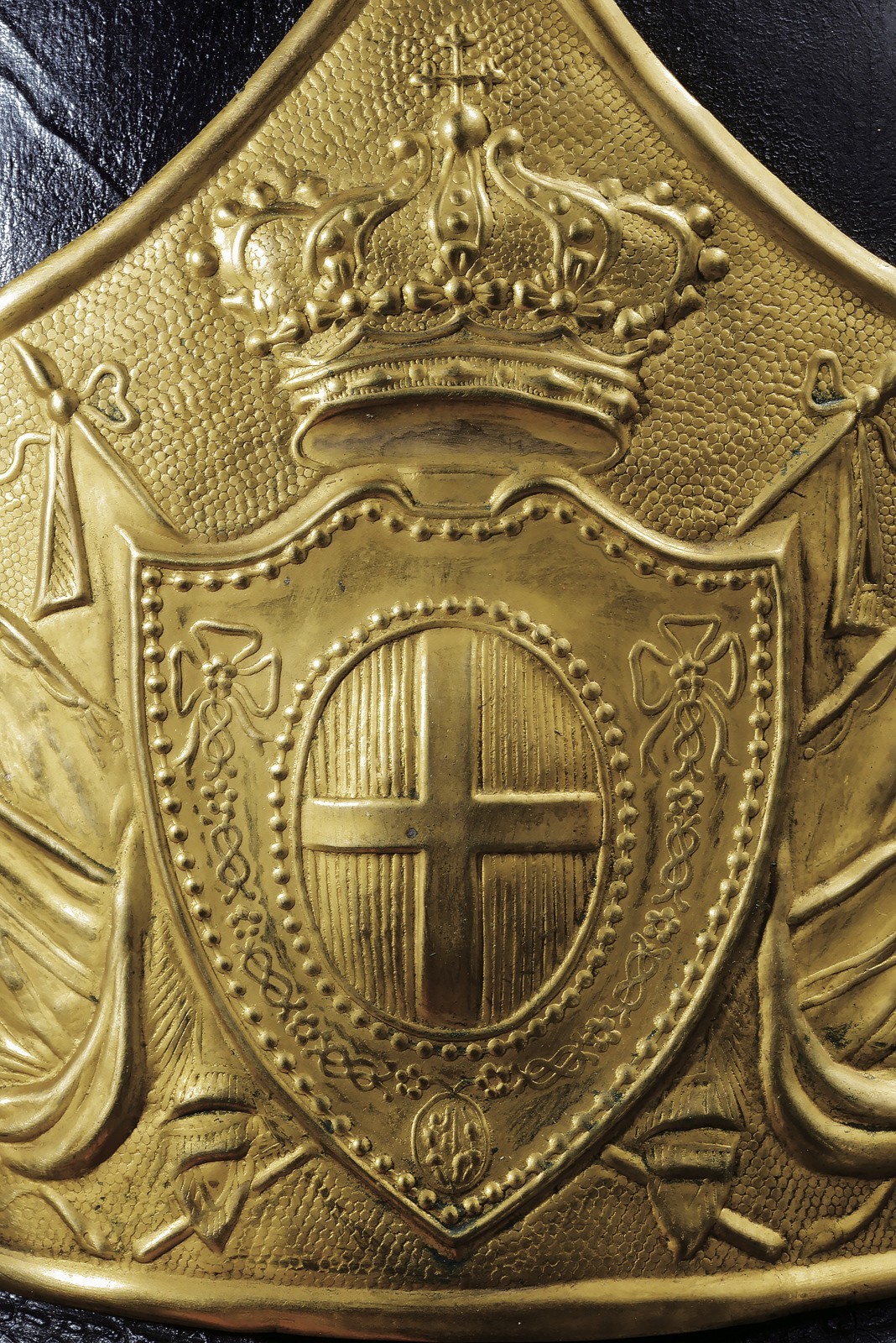 Caschetto Piemontese per ufficiale di fanteria, Regno di Sardegna, 1814 circa