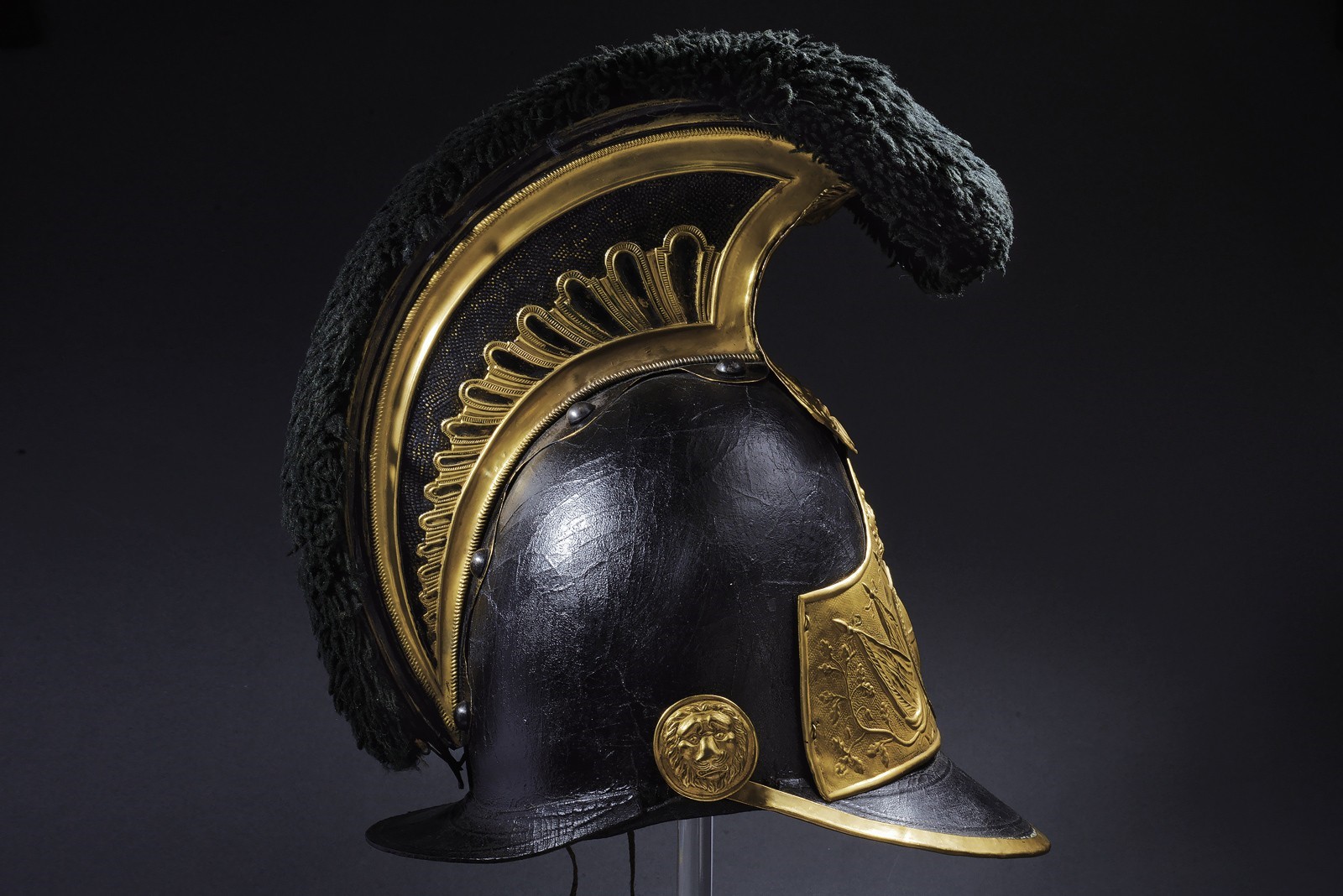 Caschetto Piemontese per ufficiale di fanteria, Regno di Sardegna, 1814 circa