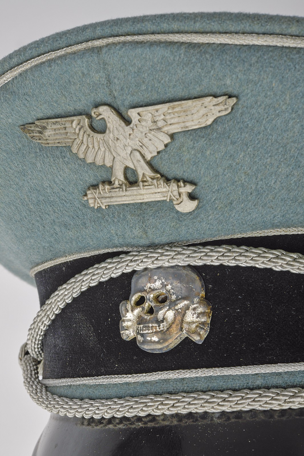 Prototipo di cappello (Schirmmütze) per le SS italiane, Italia Repubblica Sociale, 1943-1945
