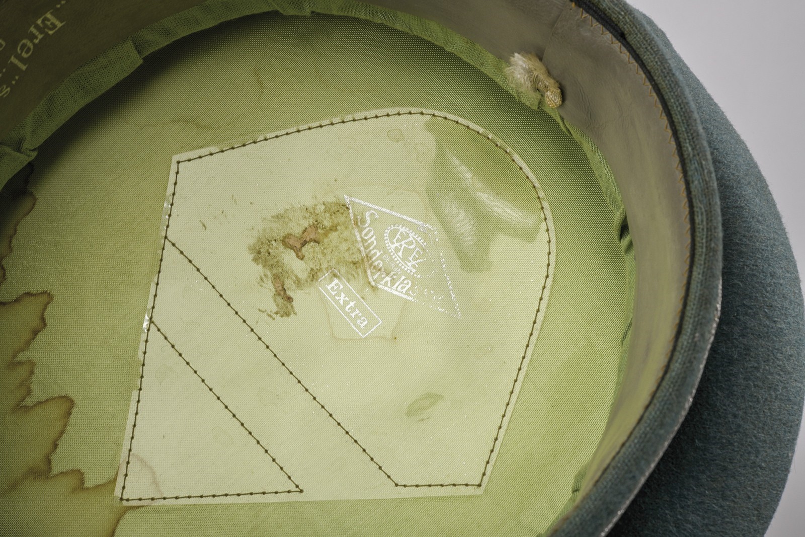 Prototipo di cappello (Schirmmütze) per le SS italiane, Italia Repubblica Sociale, 1943-1945