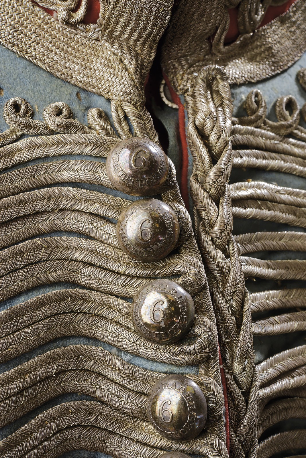 Dolman per ufficiale del Sesto Reggimento Cavalleria Leggera di Madras, Impero Britannico, 1830-1...