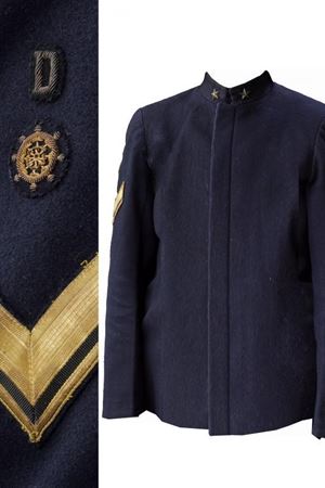 An interesting winter jacket model 1903 or 1909 for a Royal Navy second-class petty officer