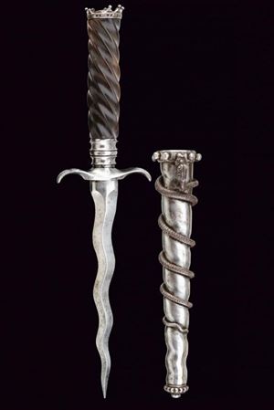 Interessante e raro pugnale appartenuto al Conte V. A. Sallier della Torre