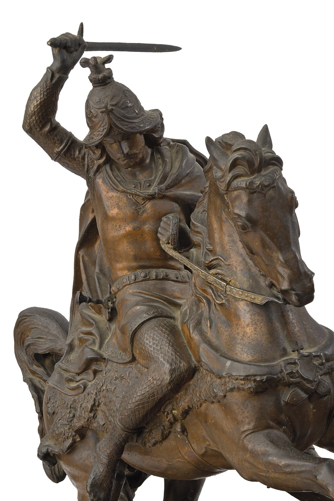 Fernkorn, Anton Dominik Ritter von (1813–1878), Replica di San Giorgio in metallo bronzato