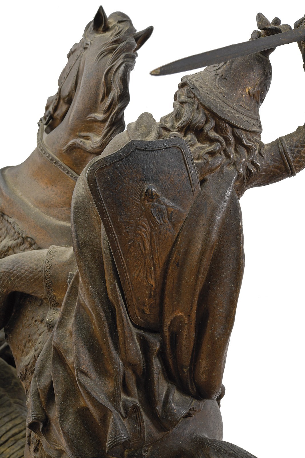 Fernkorn, Anton Dominik Ritter von (1813–1878), Replica di San Giorgio in metallo bronzato