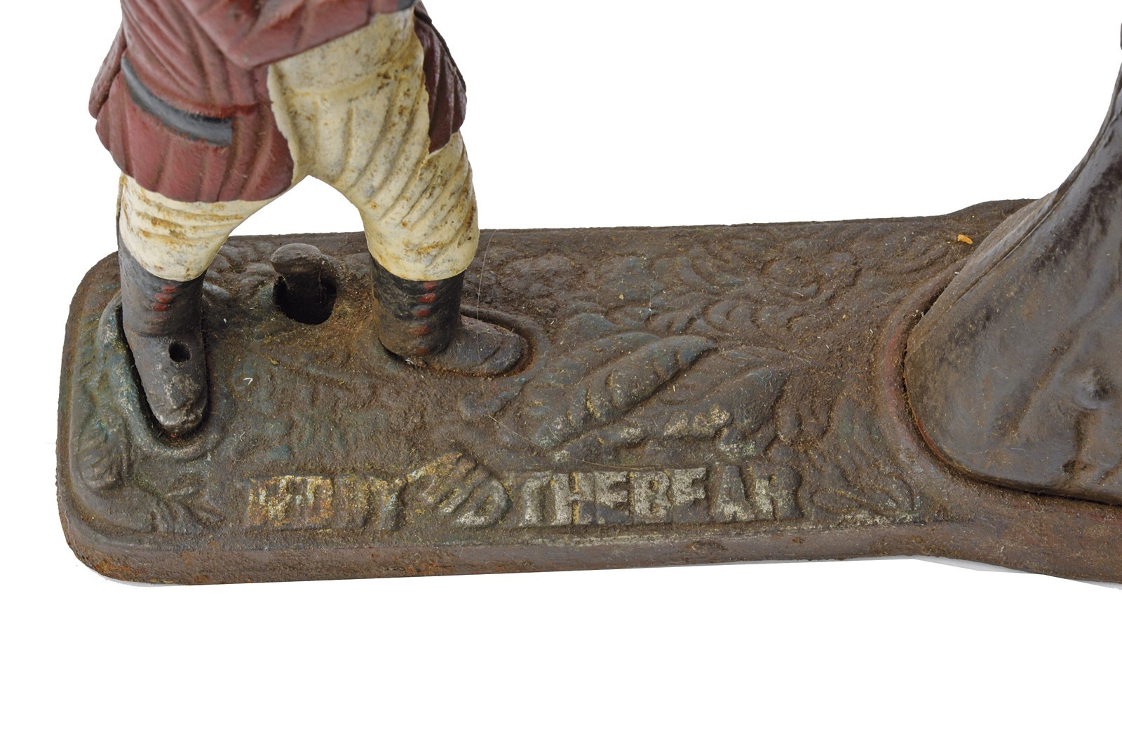 Salvadanaio in ferro 'Teddy the Bear', Inghilterra, ultimo quarto del XIX secolo