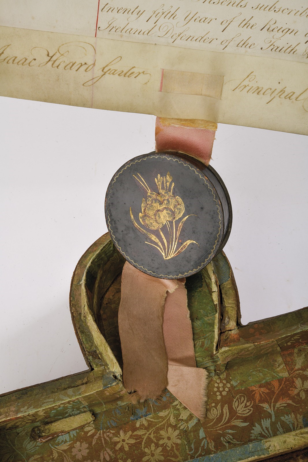 Patente di concessione dello stemma familiare, Gran Bretagna, 1785
