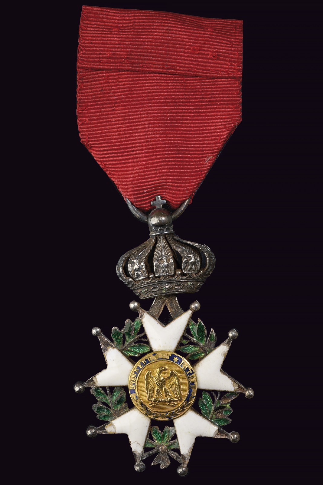 Ordine della Legion d'Onore, Croce di cavaliere in argento con centro dorato e smaltato