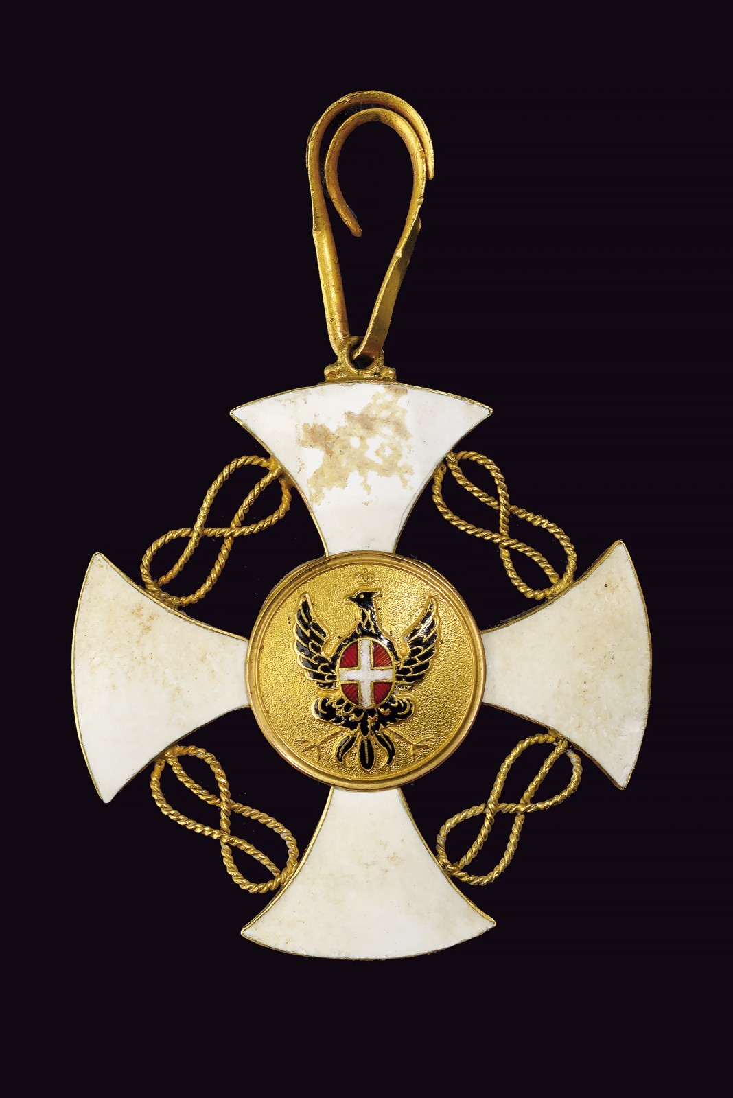 Ordine della Corona d'Italia, Gran Croce in oro e smalti, Regno d'Italia, circa 1900