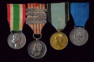 A lot of four medals