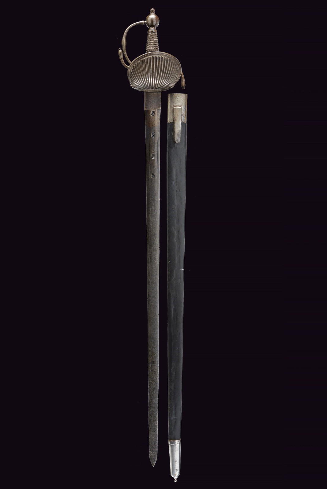 Spada del tipo 'boca de caballo', Spagna, fine XVII secolo