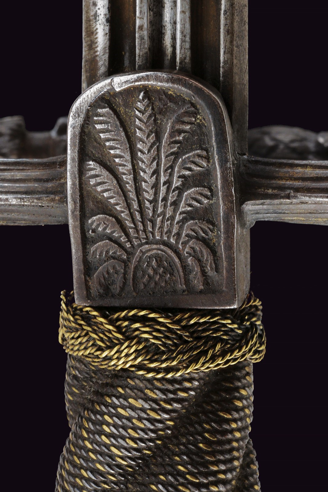 Spada in stile Gottfried Christian Leygebe, XIX secolo, Germania