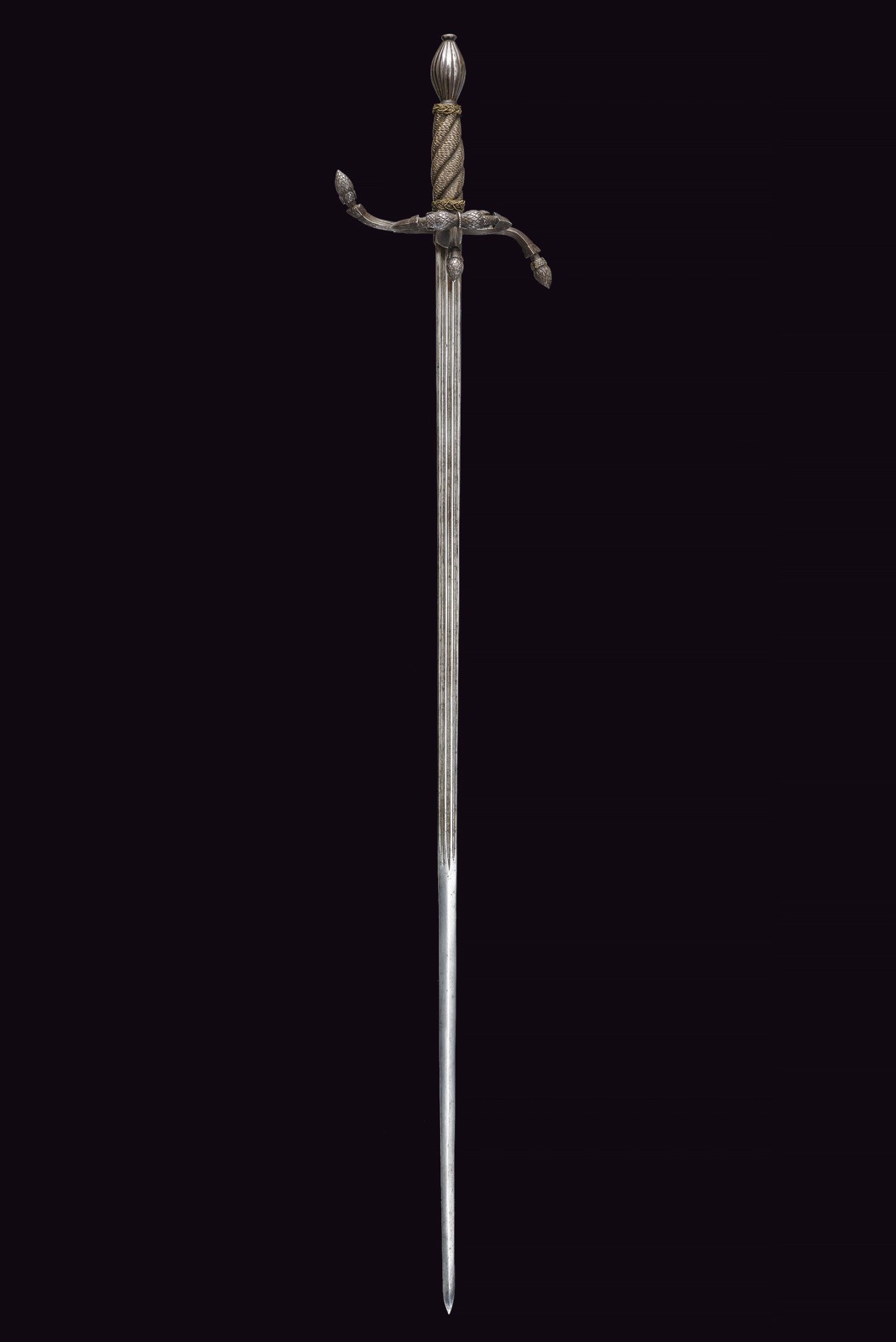 Spada in stile Gottfried Christian Leygebe, XIX secolo, Germania