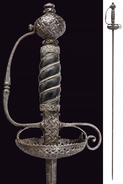 Spada da duello, Francia, lunghezza 150 cm, 1620 - 1640