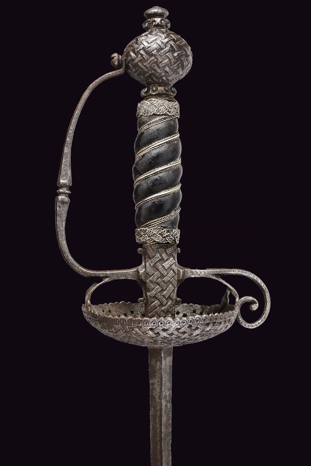 Spada da duello, Francia, lunghezza 150 cm, 1620 - 1640