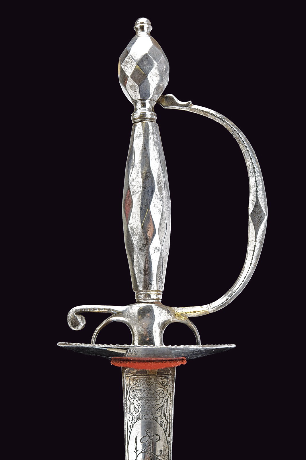 Spadino gentilizio a decoro diamantato, Europa, XVIII Sec.