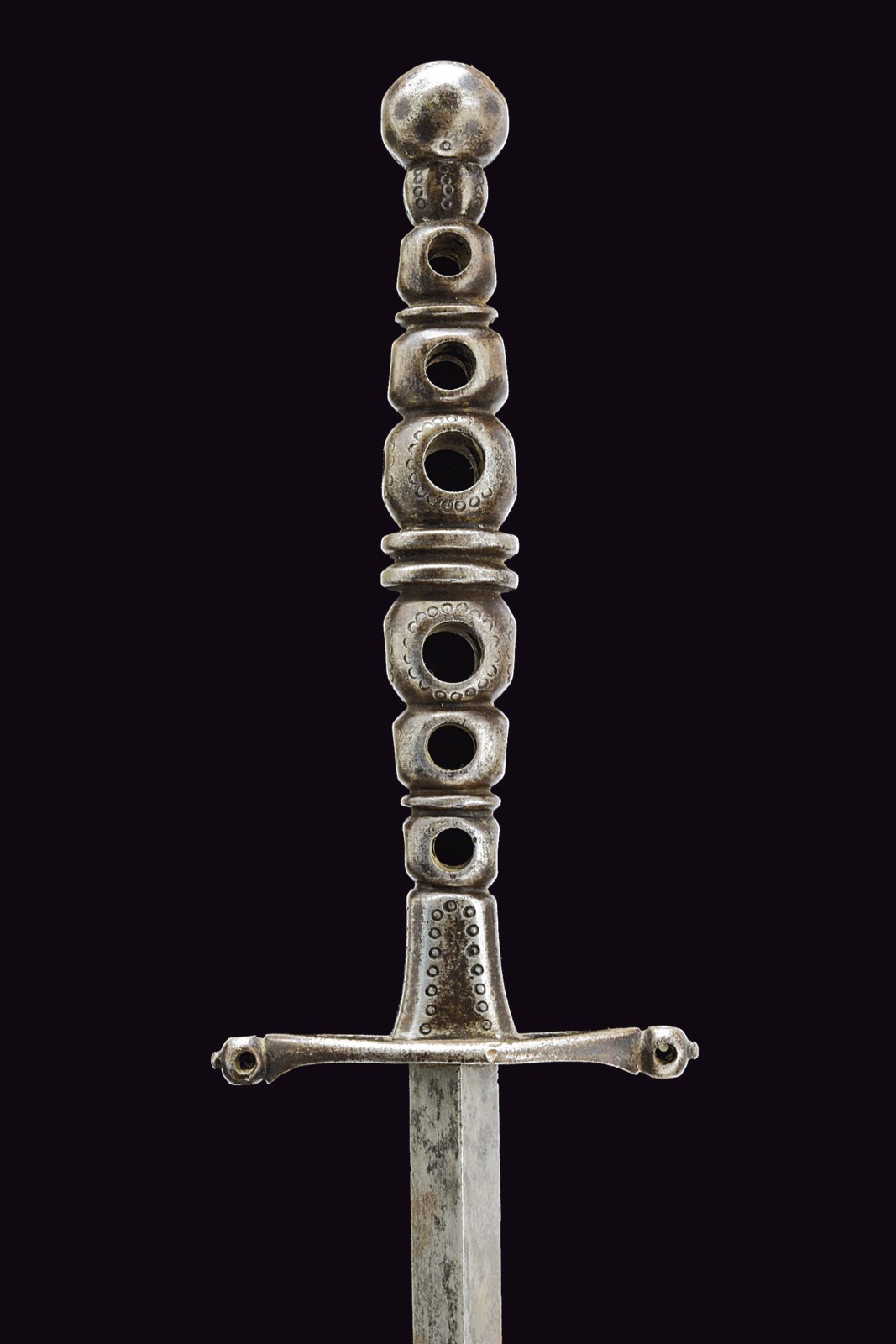 Stiletto, lama dritta con elso ellittico, Francia, Inizio XIX Secolo