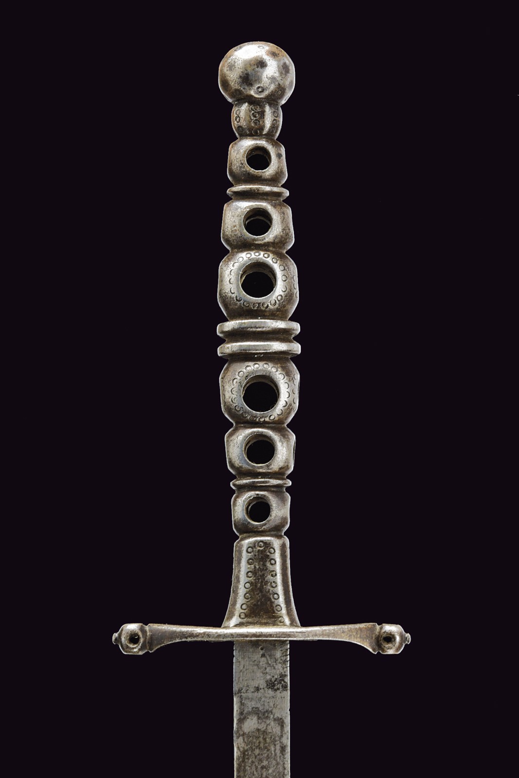 Stiletto, lama dritta con elso ellittico, Francia, Inizio XIX Secolo