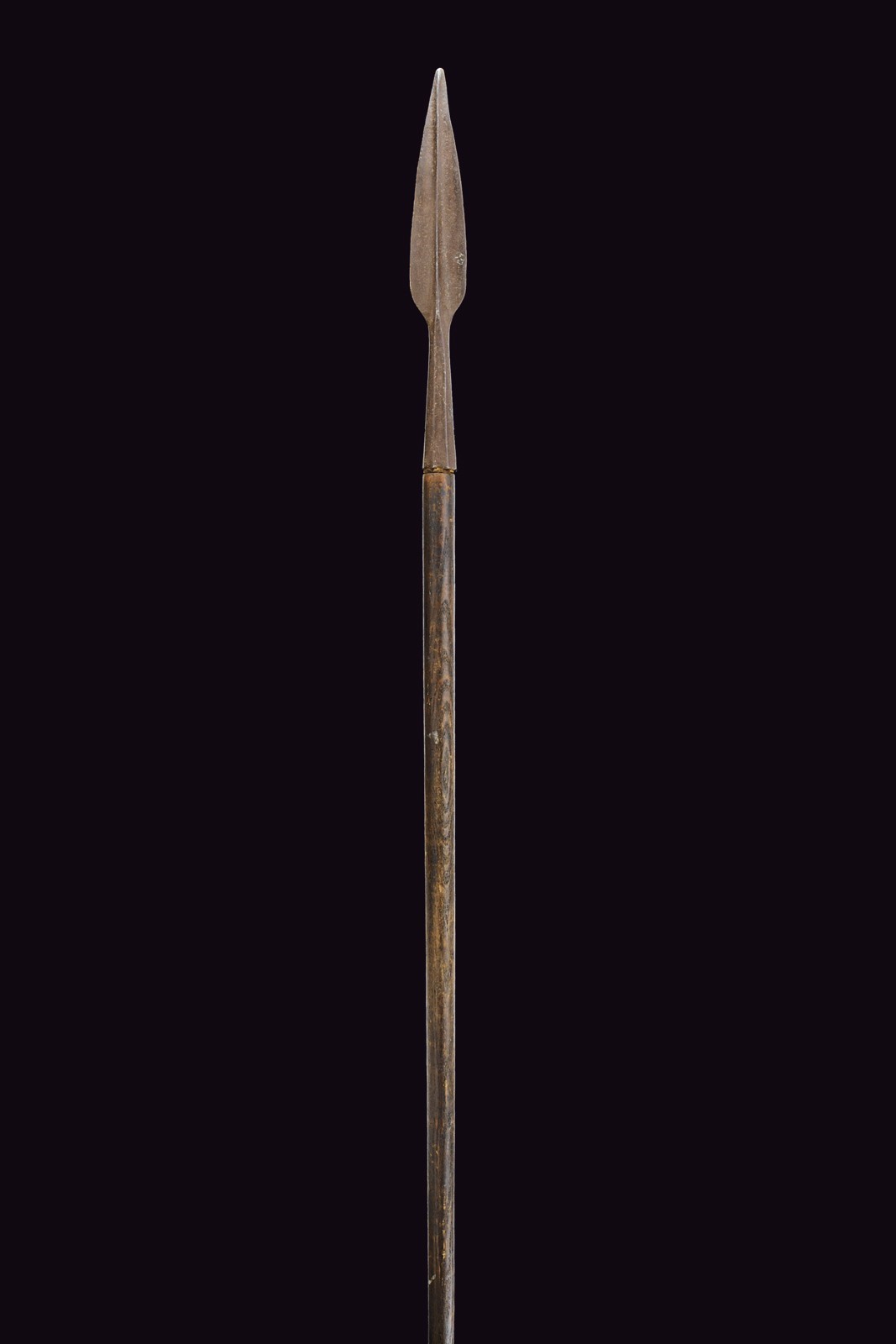 Spiedo, ferro battuto, XVI secolo, altezza 220 cm