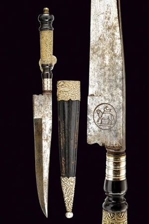 A hunting knife