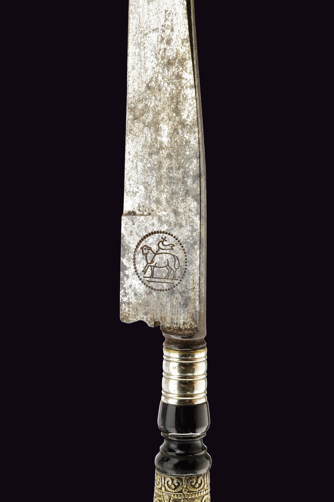 Coltello da caccia, tecnica spagnola, XIX secolo