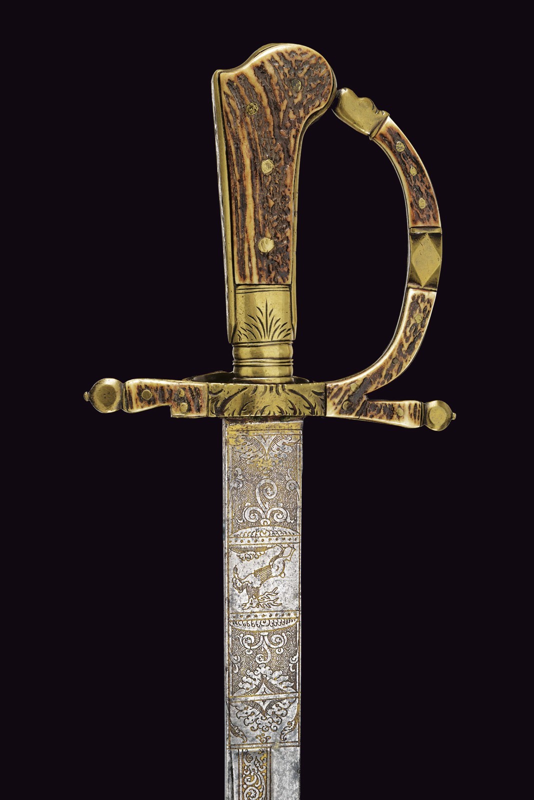 Paloscio da caccia, Germania, lunghezza 75.7 cm, seconda metà del XVIII secolo