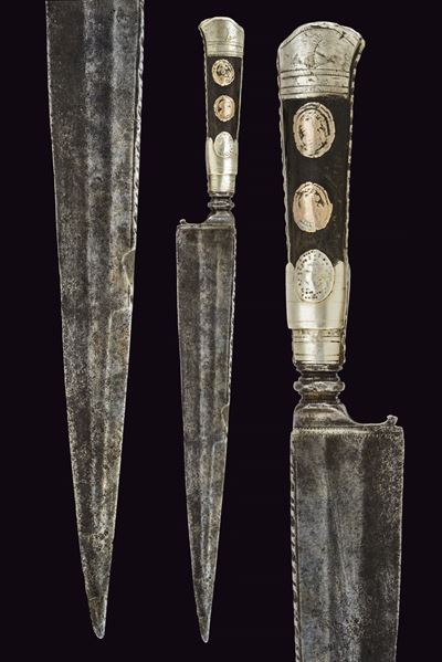 Pugnale da caccia, Genova, lunghezza 33 cm, circa 1800