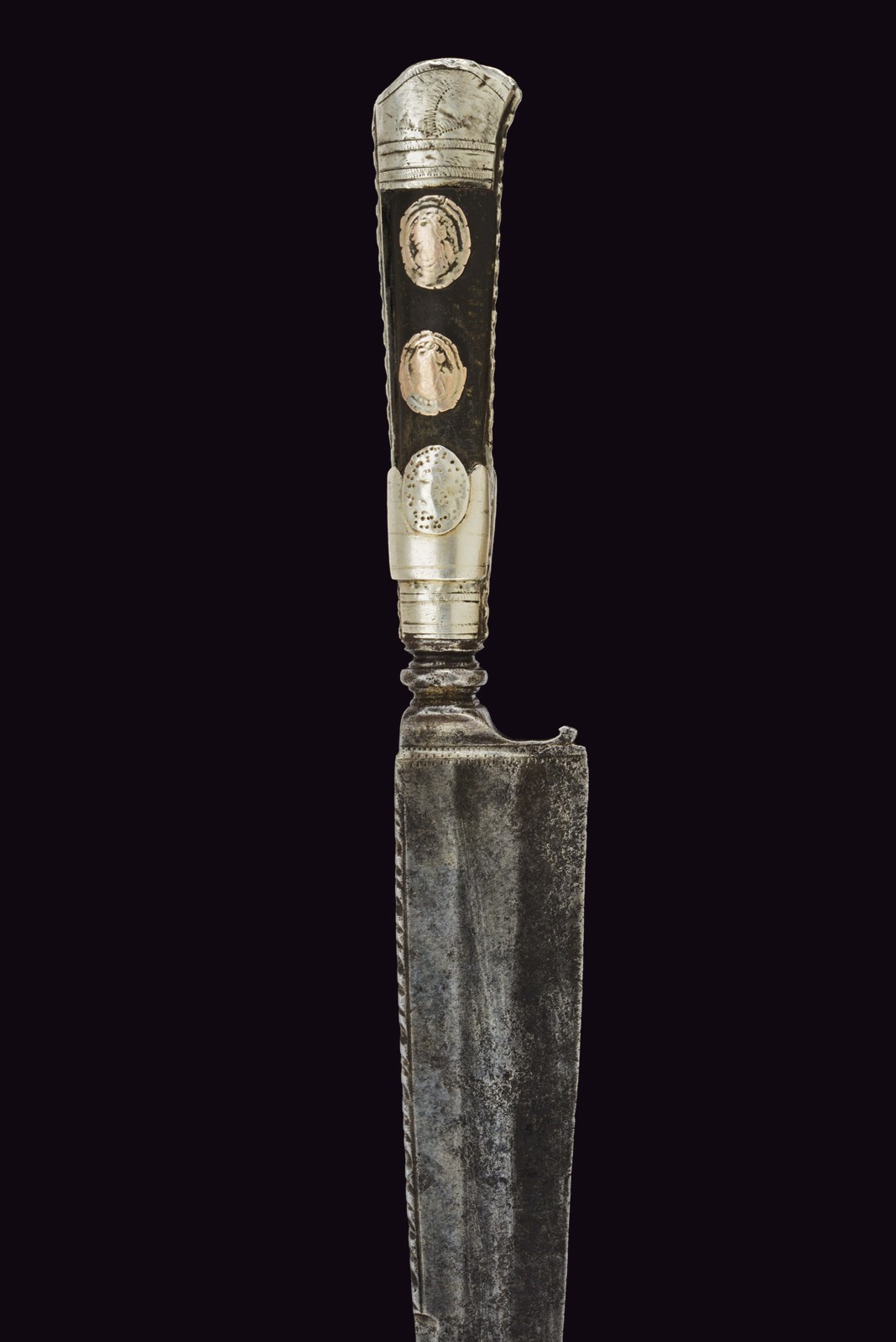 Pugnale da caccia, Genova, lunghezza 33 cm, circa 1800