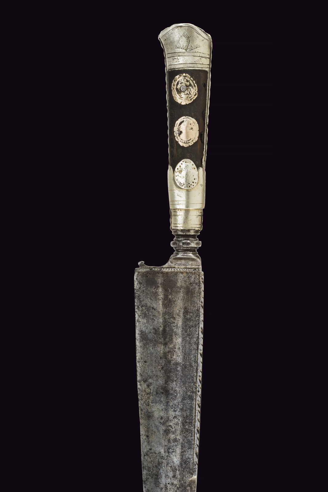 Pugnale da caccia, Genova, lunghezza 33 cm, circa 1800