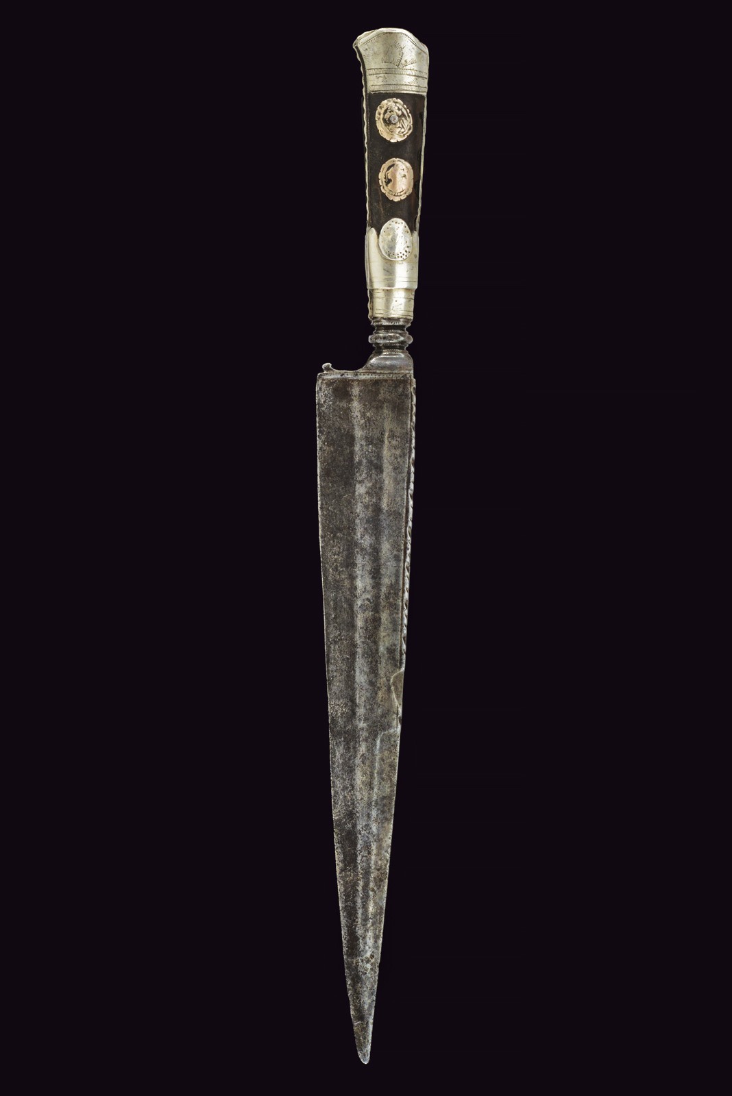 Pugnale da caccia, Genova, lunghezza 33 cm, circa 1800