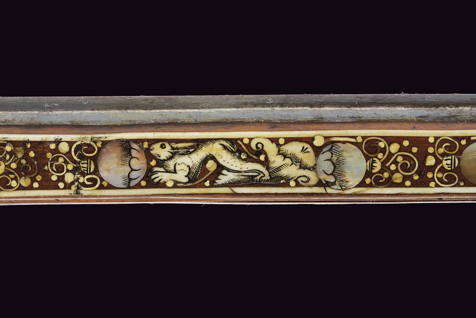 Tschinke a ruota, Teschen, XVII Secolo, lunghezza 114 cm