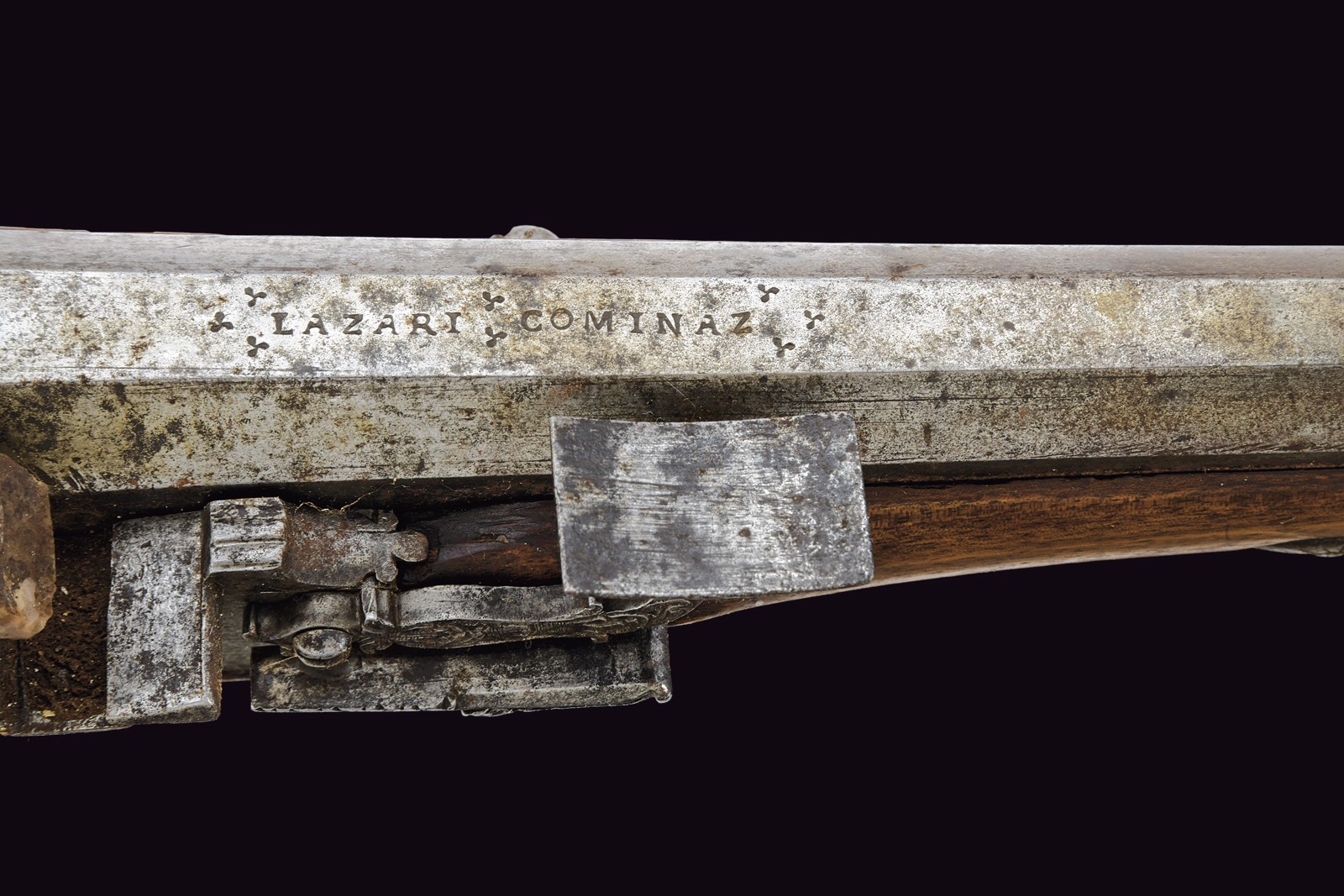 Fucile alla fiorentina per la caccia alle anatre, Toscana, 190 cm, 1656