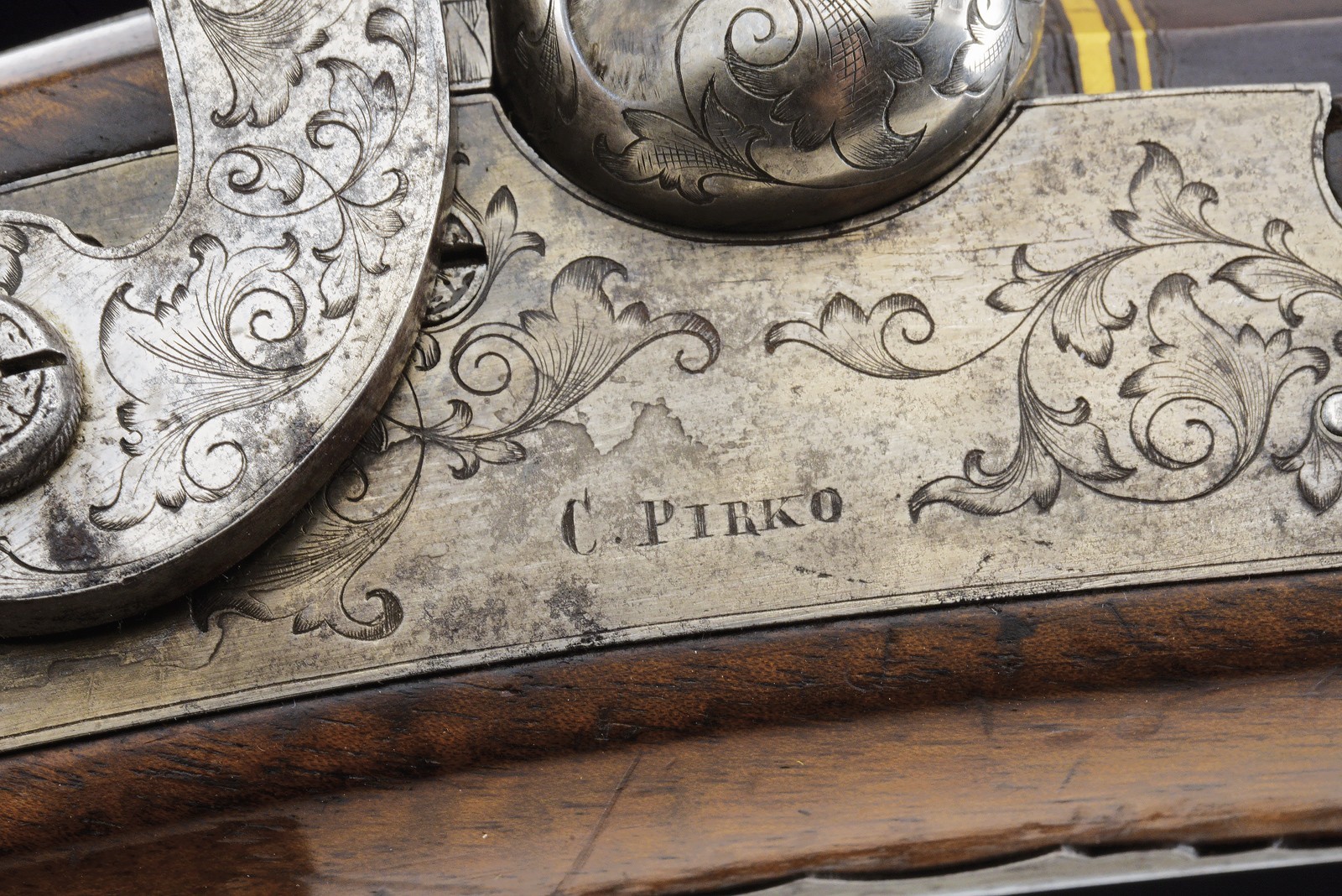 Karl Pirko, Fucile a luminello da caccia, Vienna, metà XIX secolo