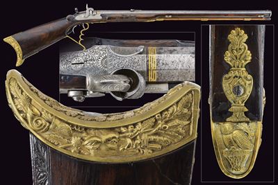 Karl Pirko, Fucile da tiro a luminello, Vienna, circa 1840
