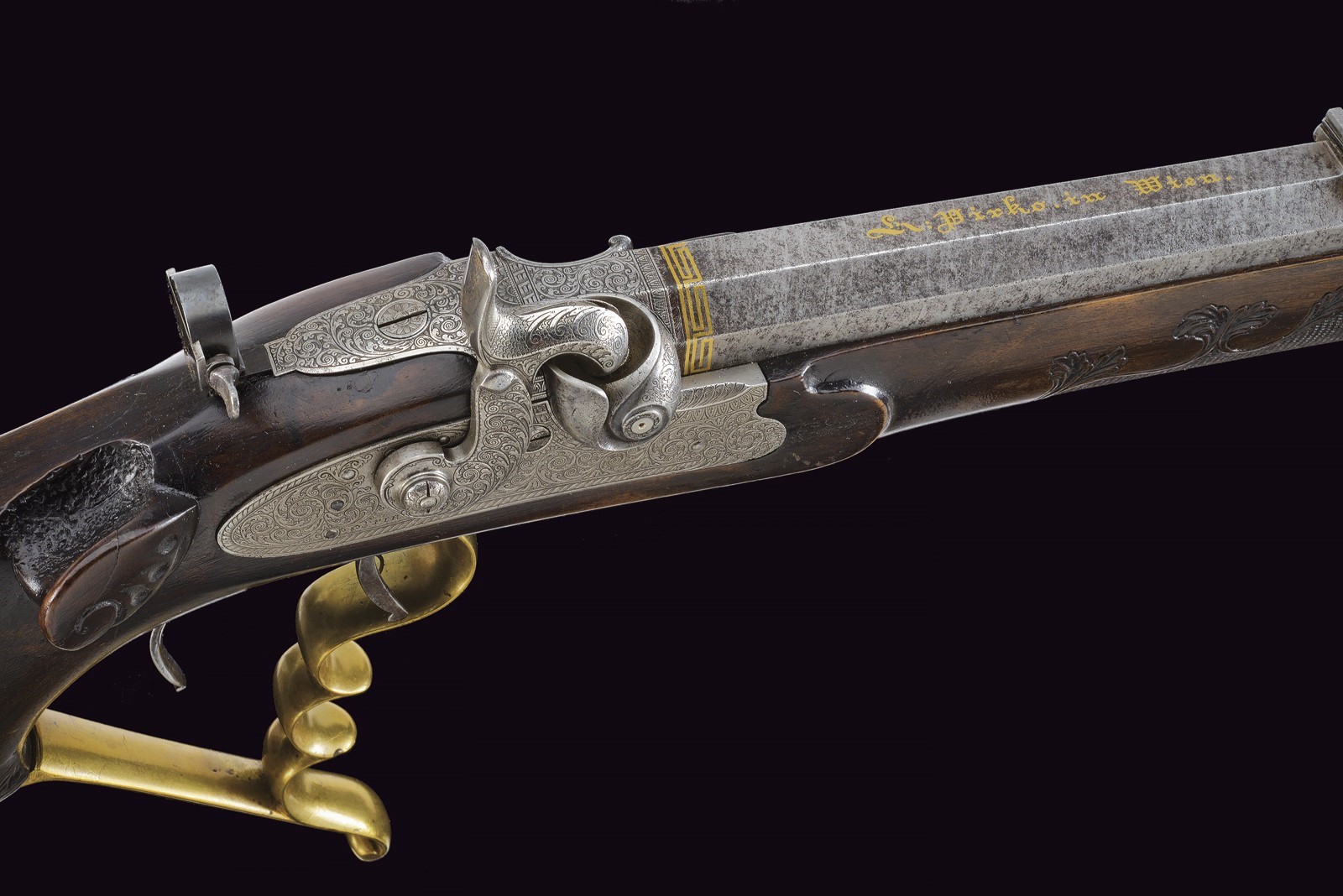 Karl Pirko, Fucile da tiro a luminello, Vienna, circa 1840