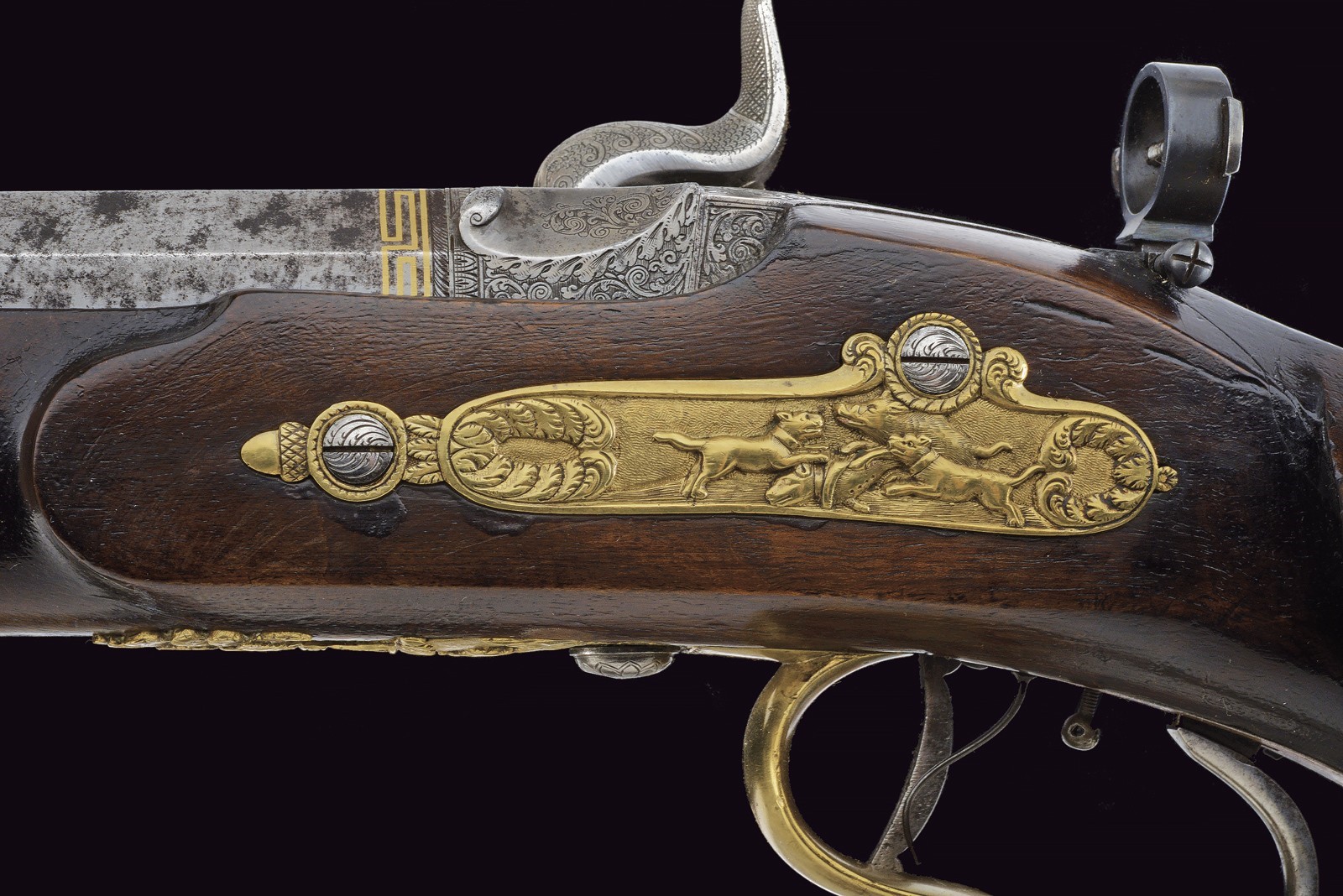 Karl Pirko, Fucile da tiro a luminello, Vienna, circa 1840