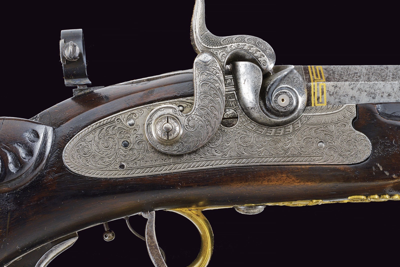 Karl Pirko, Fucile da tiro a luminello, Vienna, circa 1840
