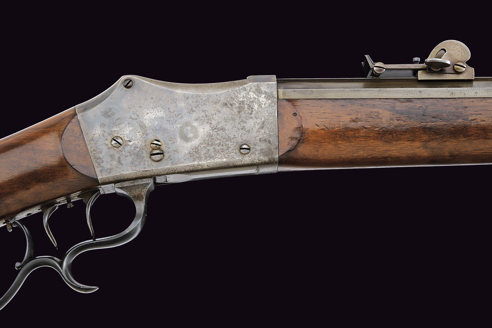 Fucile da tiro con sistema Martini, calibro 10 mm, lunghezza 136 cm, datato 1880 circa