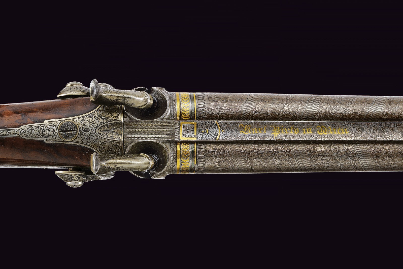 Karl Pirko, Doppietta a luminello, Vienna, metà XIX secolo