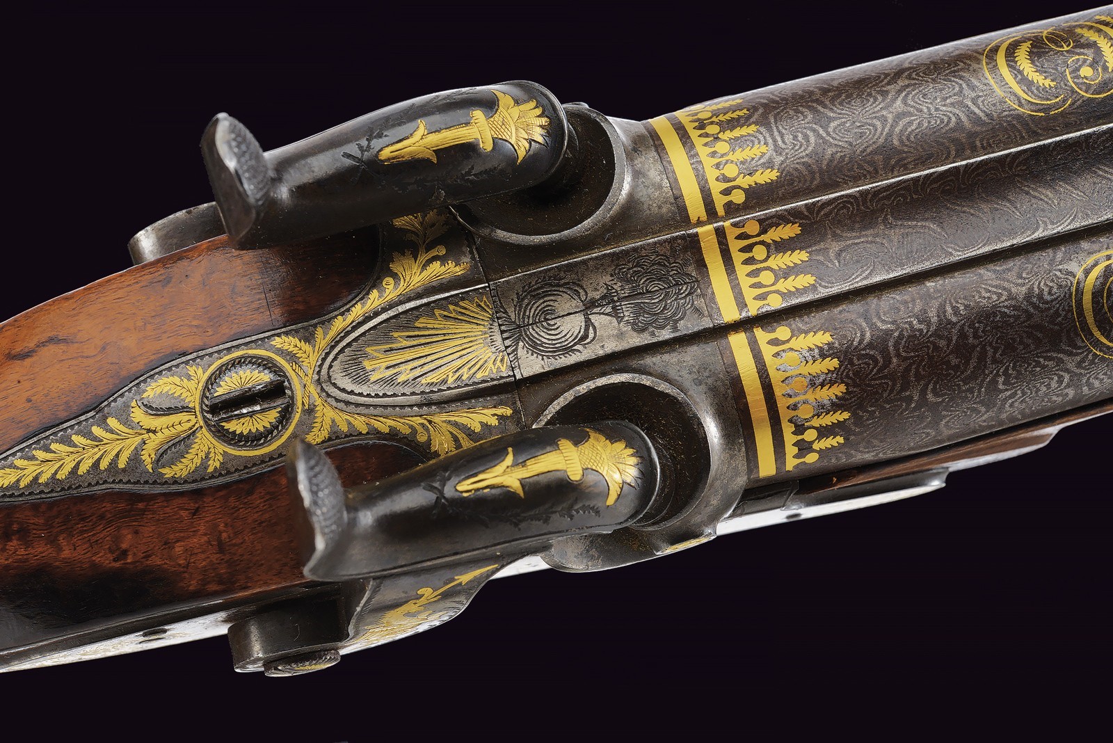 Baucheron Pirmet, Elegante doppietta a luminello, Parigi, Metà XIX Secolo, cal. 15 mm