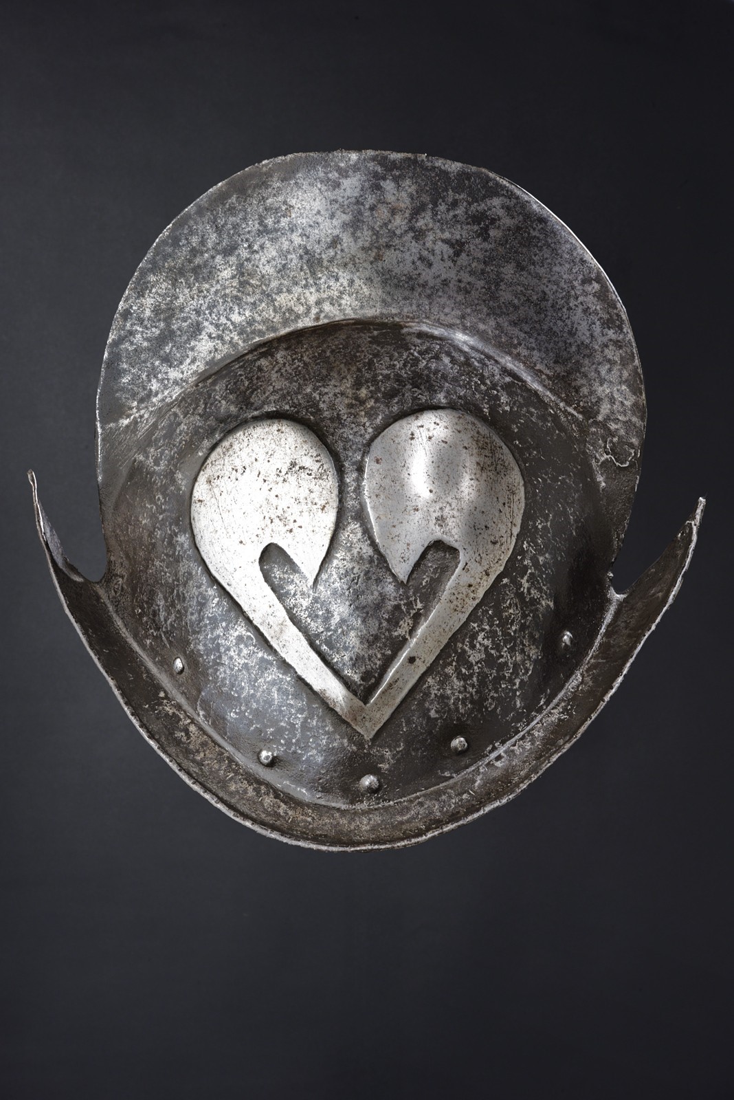 Morione bianconero, ferro, Germania del Sud, circa 1590